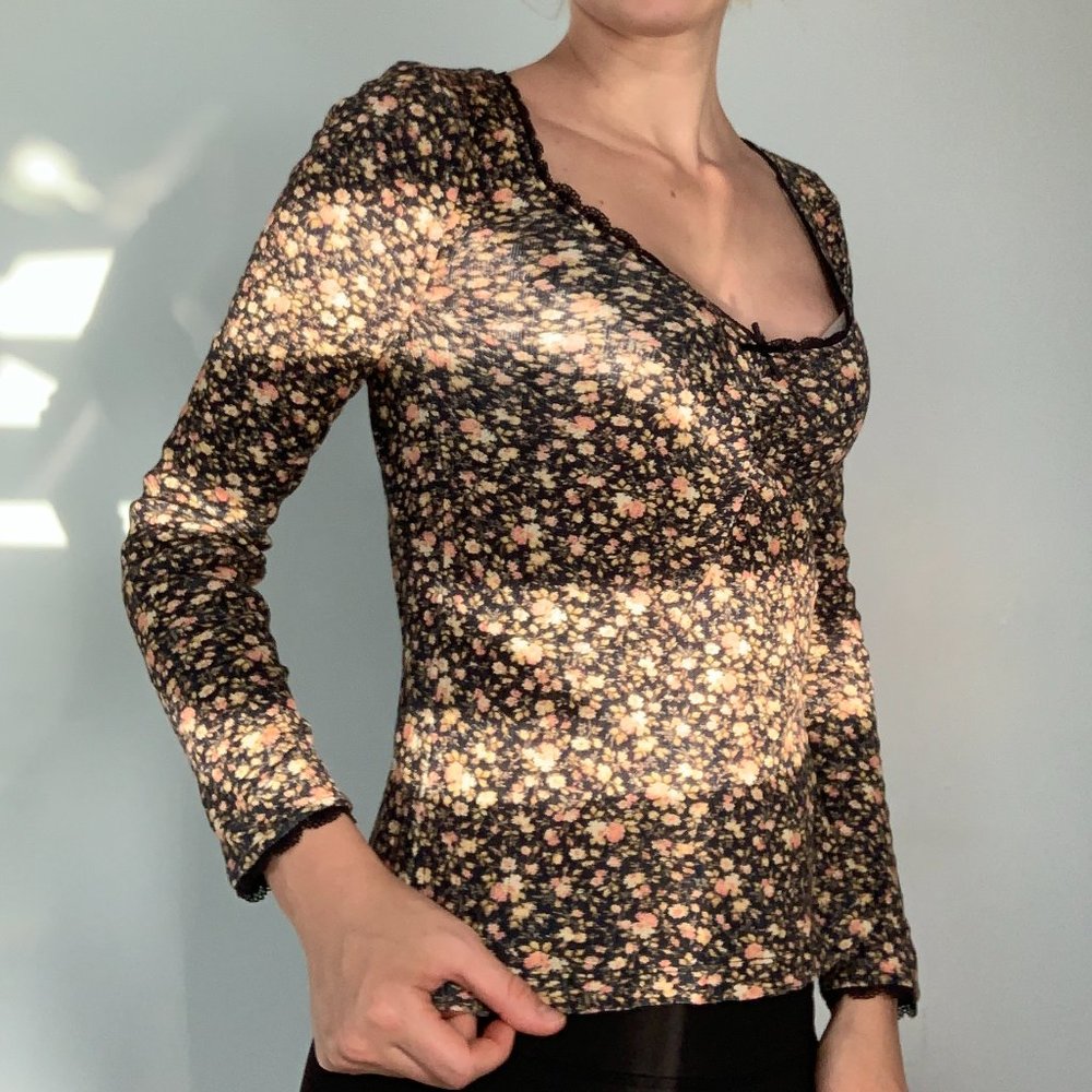 & Other Stories Romantic Black Paris Atelier Collection Tunic 100% Cotton XS